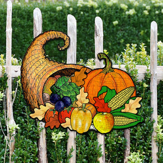 Thanksgiving Halloween Door Decor by G. DeBrekht - Thanksgiving Halloween Decor - 8158905H