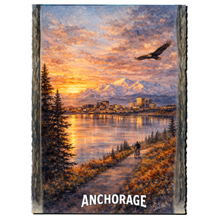 Eagle Over the Bay Greeting Card by G. Debrekht - 97128GC