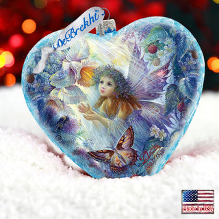 Flower Fairy Glass Ornament Limited Edition by Strelkina at G. DeBrekht - Christmas Decor - 738-084-ST