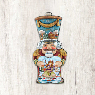 Old World Nutcracker Christmas Door Decor by G. DeBrekht - Christmas Santa Snowman Decor - 8116430H
