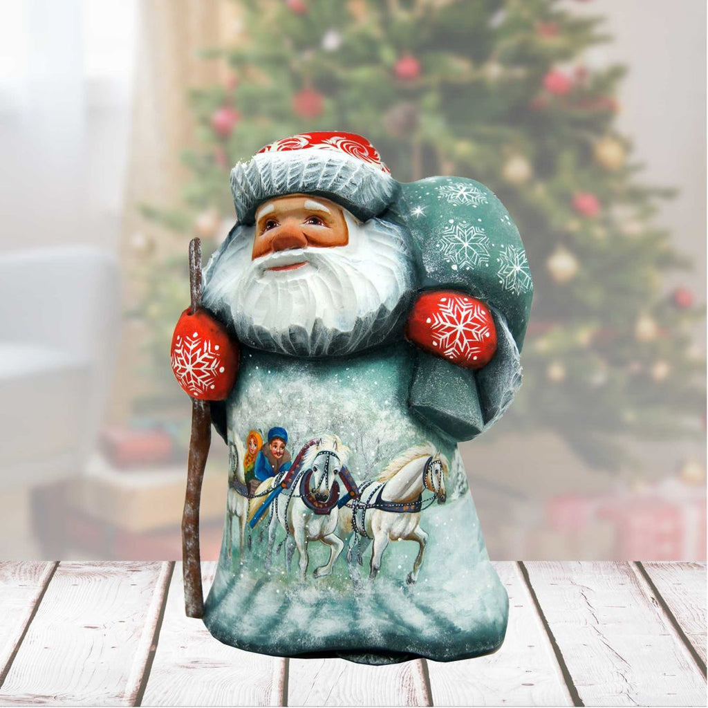 Dr. Zhivago Santa Hand-Painted WOODCARVED Masterpiece by G. DeBrekht - Christmas Decor - 2821704 *** PRE-ORDER - Handmade Just for You! ***