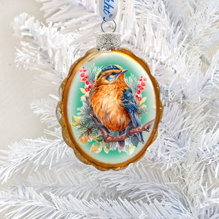 Songbird Mercury Glass Ornaments by G. Debrekht - Wildlife Holiday Decor - 776005