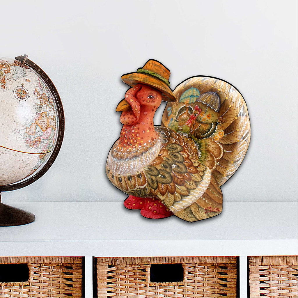 Thanksgiving Tom the Turkey Halloween Door Decor by G. DeBrekht - Thanksgiving Halloween Decor - 8158904H