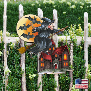 Witch Halloween Door Decor by G. DeBrekht - Thanksgiving Halloween Decor - 8114010H