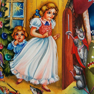 To the Land of Snow Santa Hand-Painted WOODCARVED Masterpiece by G. DeBrekht - Christmas Decor - 241162