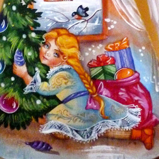 Celestial Butterfly Angel Hand-Painted WOODCARVED Masterpiece by G. DeBrekht - Nativity Holiday Decor - 251151