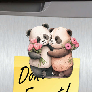 Forest Animals Decorative Eco Wood Magnets Set of 6 by G. Debrekht - Wildlife Decor - 8090021G-S6