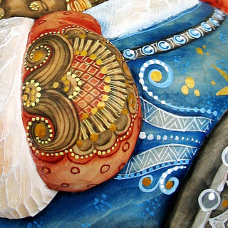 Fly Me to the Moon Santa Hand-Painted WOODCARVED Masterpiece by G. DeBrekht - Christmas Decor - 216510