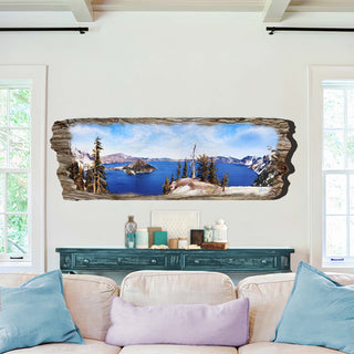 Lake View Wooden Wall Art by G. DeBrekht Coastal Decor - 8491107W