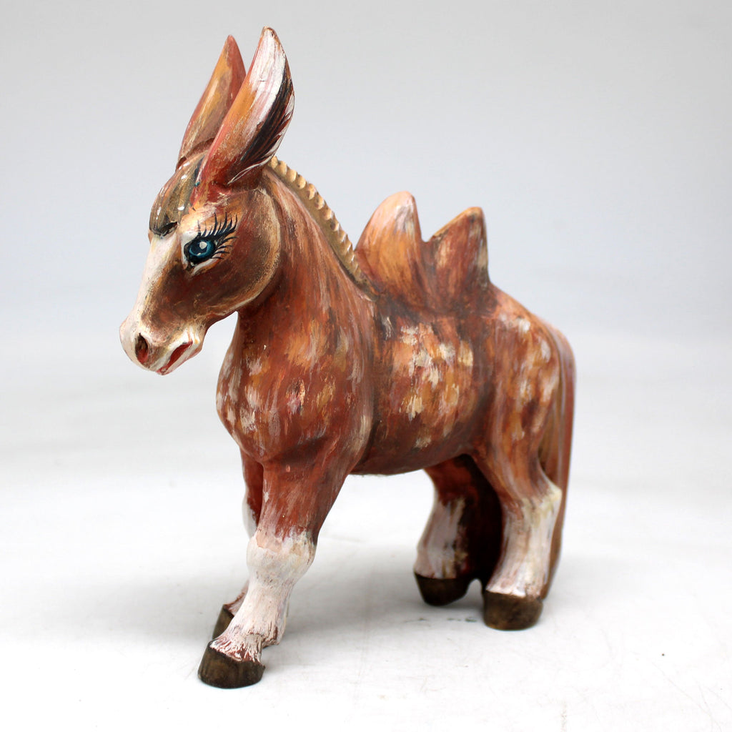 One-of-a-Kind - The Little Humpbacked Horse WOODCARVED Figurine 6x5x1.5 by G.DeBrekht - Unique Handcrafted and Hand-Painted Collectible
