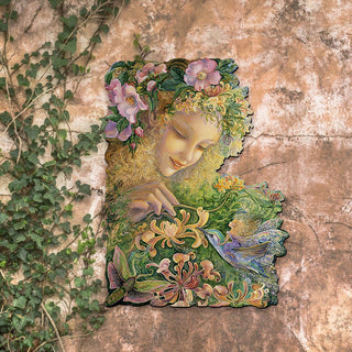 Honeysuckle Holiday Outdoor Scene by Josephine Wall - Christmas Decor - 845620F-JW