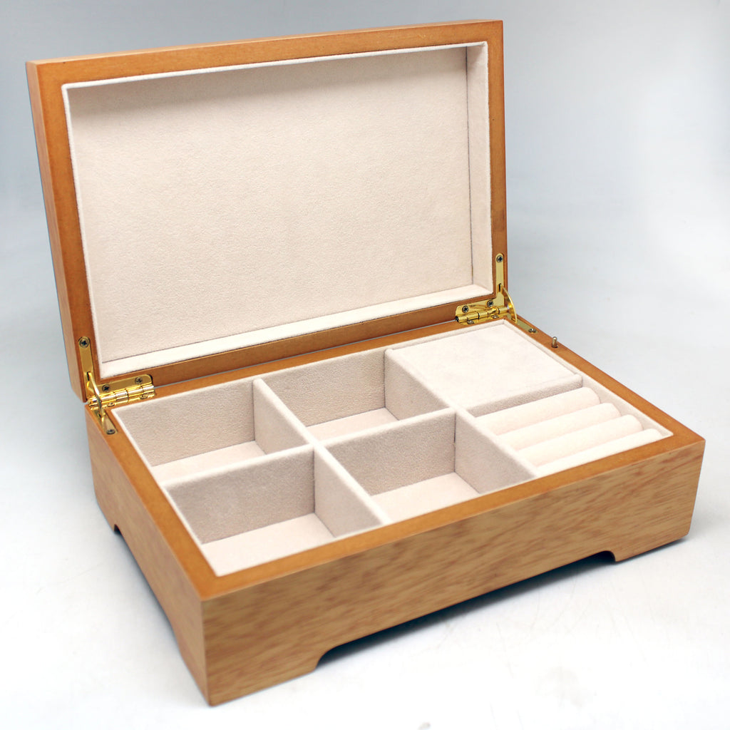 One-of-a-Kind Christmas Night Lacquered & Polished WOODCARVED Music Jewelry BOX - 9x6x3 Inches, Unique Home Decoration Beautiful Gift Rare Find Collectible, Unique Hand Carved Gift