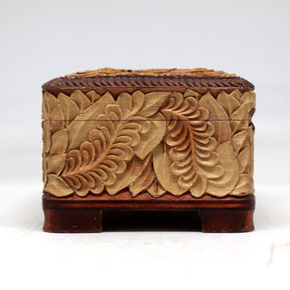One-of-a-Kind Black Grouse WOODCARVED Jewelry BOX 4.5x3x2