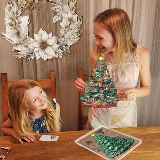 Fairies and Butterflies Christmas Tree Eco Wood Set by G.DeBrekht Christmas Décor - 8091522