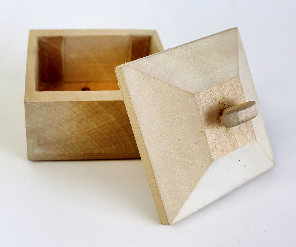 Small Wooden Box for Musical box' insert 2.5