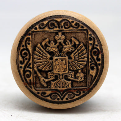 One of a Kind Birch Bark Tree Round Tiny Wooden Box 1