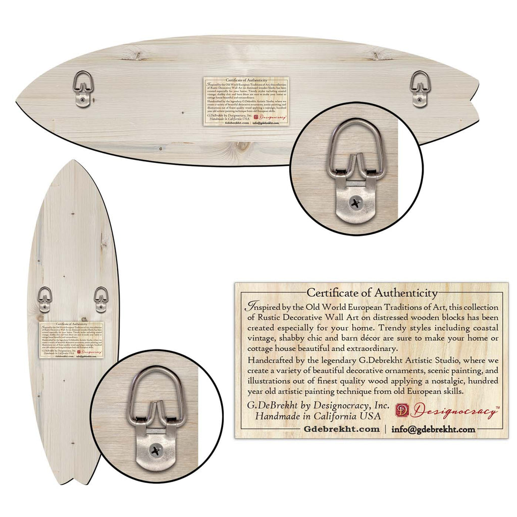 a cut out of a surfboard with a pair of scissors