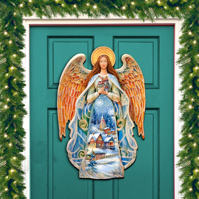 Blessing Home Angel Holiday Door Decor by G. Debrekht - Christmas Decor - 8611021H
