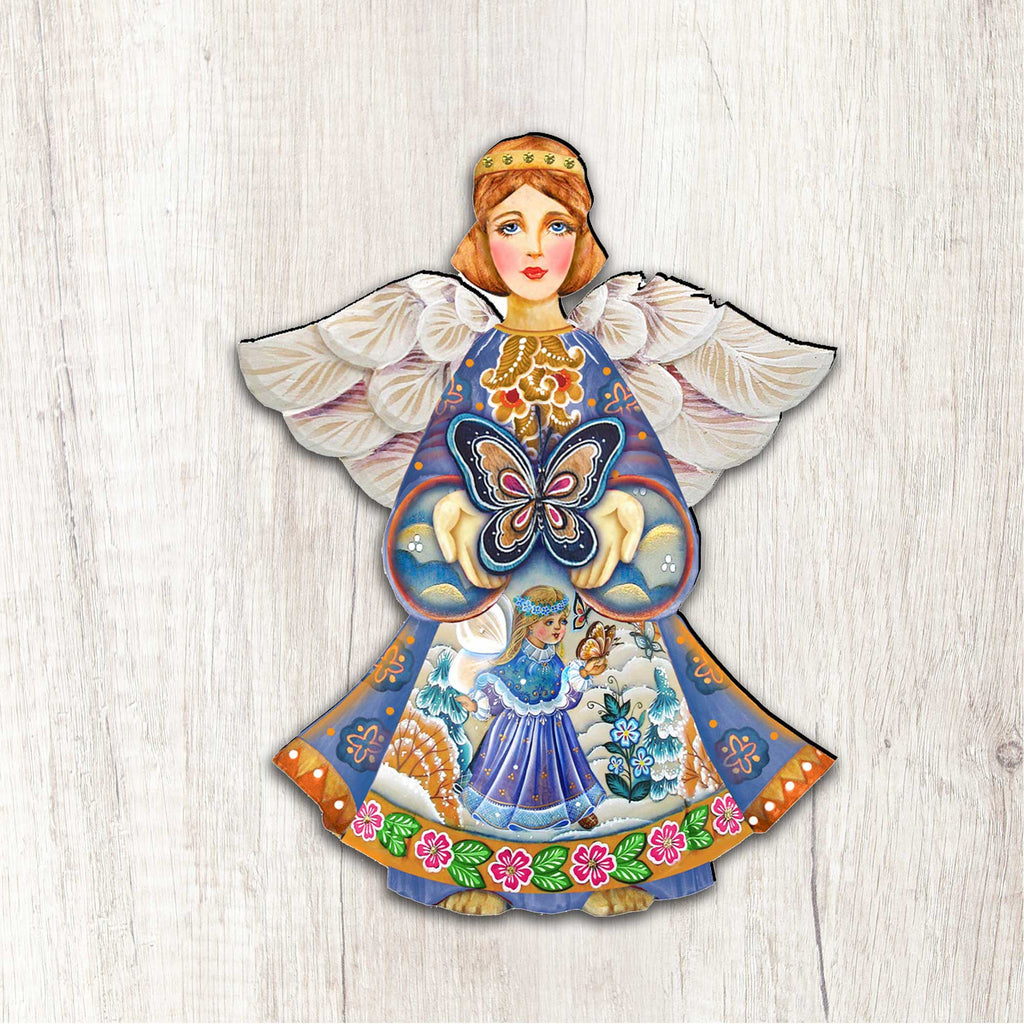 Butterfly Spring Angel Door Decor by G. DeBrekht - Easter Spring Decor - 8154152H