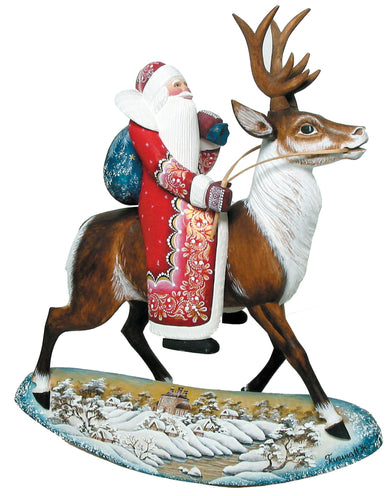 Santa on Reindeer 10