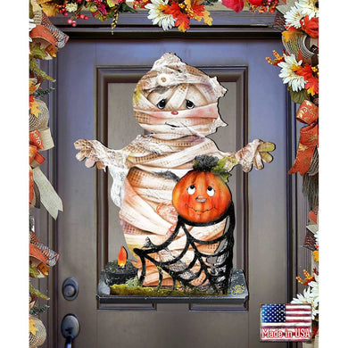 Some Mummy Loves You Halloween Door Decor by Jamie Mills-Price - Thanksgiving Halloween Decor - 8457406H
