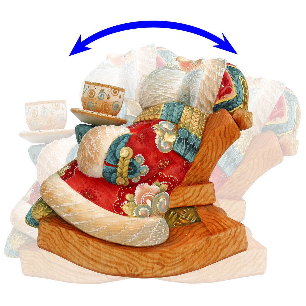 Rocking Santa Figurine Musical Figurine Limited Edition Reserve by G.DeBrekht