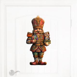 Charming Clara and Nutcracker Prince Holiday Door Decor by G. Debrekht - Christmas Decor - 8611059H