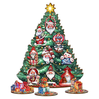 Christmas Story Christmas Tree Eco Wood Set by Jamie Mills-Price Christmas Decor - 8091509-MP