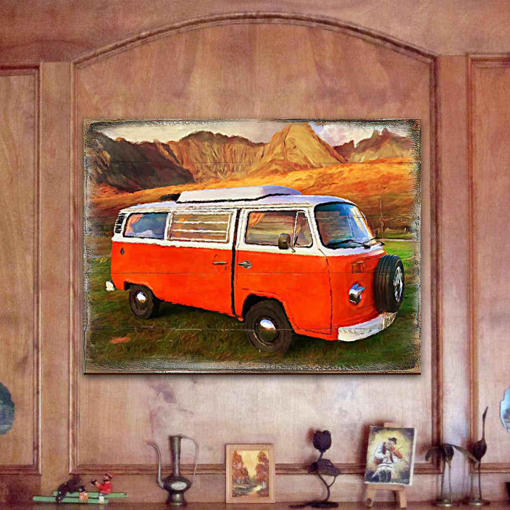 Tolliver Van Art Wooden Wall Art by Nature Wonders - Nature Wildlife Decor - 95292B