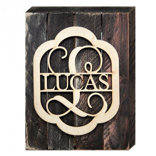 Personalized Family Sign Family Name Wooden Unpainted - Home Decor - Wedding Decor - Wedding Gift - Personalized Gift - Housewarming Gift