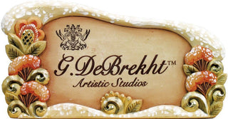 Display Counter/Case Plaque Christmas Figurine by G. DeBrekht - Christmas Decor - 59099-4