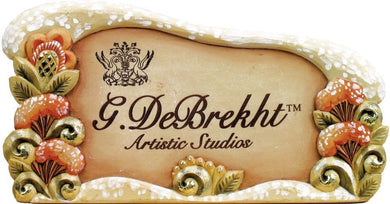 Display Counter/Case Plaque Christmas Figurine by G. DeBrekht - Christmas Decor - 59099-4