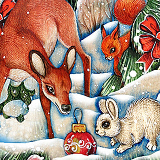 Forest Friend Tree Christmas Outdoor Decor by G. DeBrekht - Christmas Santa Snowman Decor - 8119182F