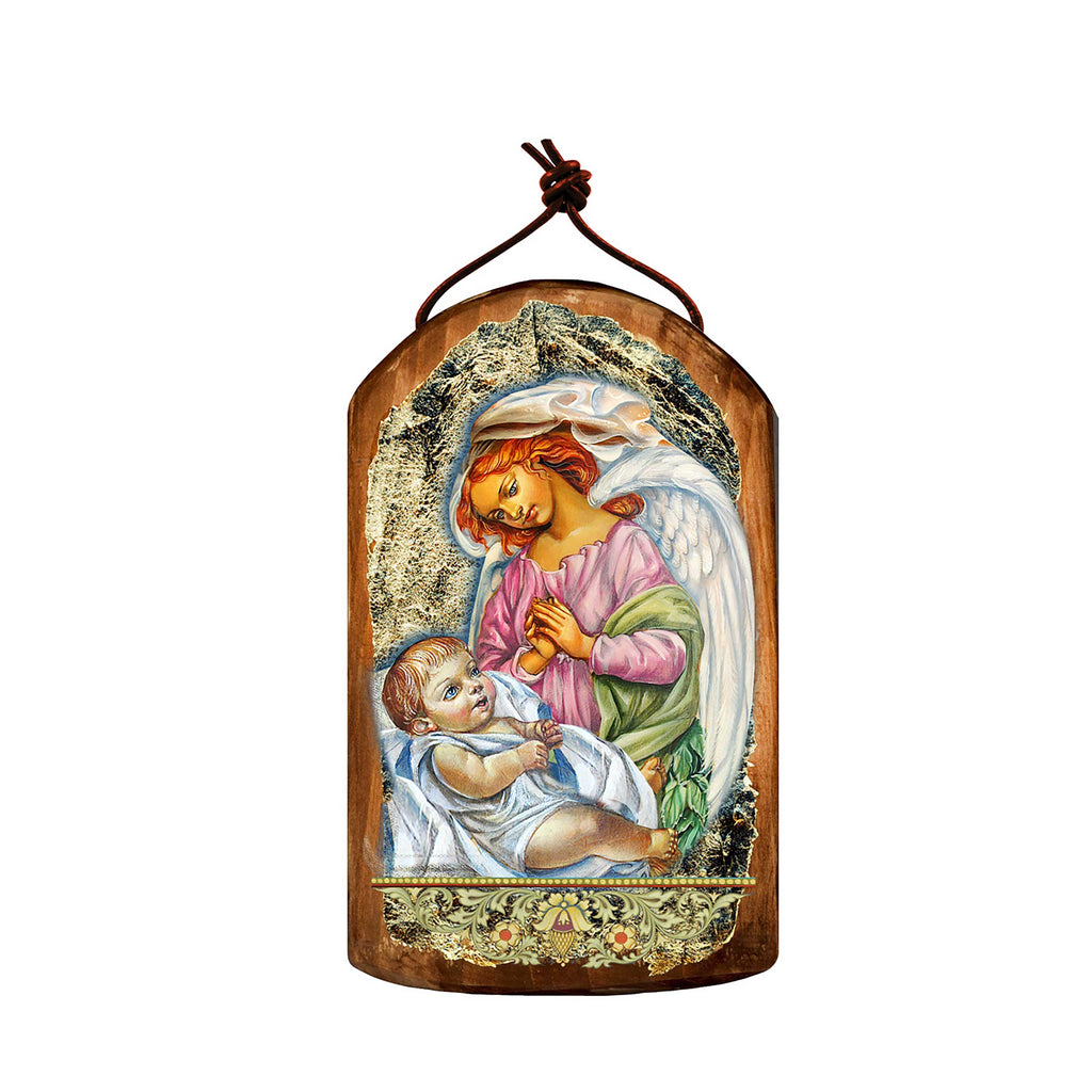 Blessing Angels Religious Christian Sacred Icon Ornament - Inspirational Icon Decor - 87028