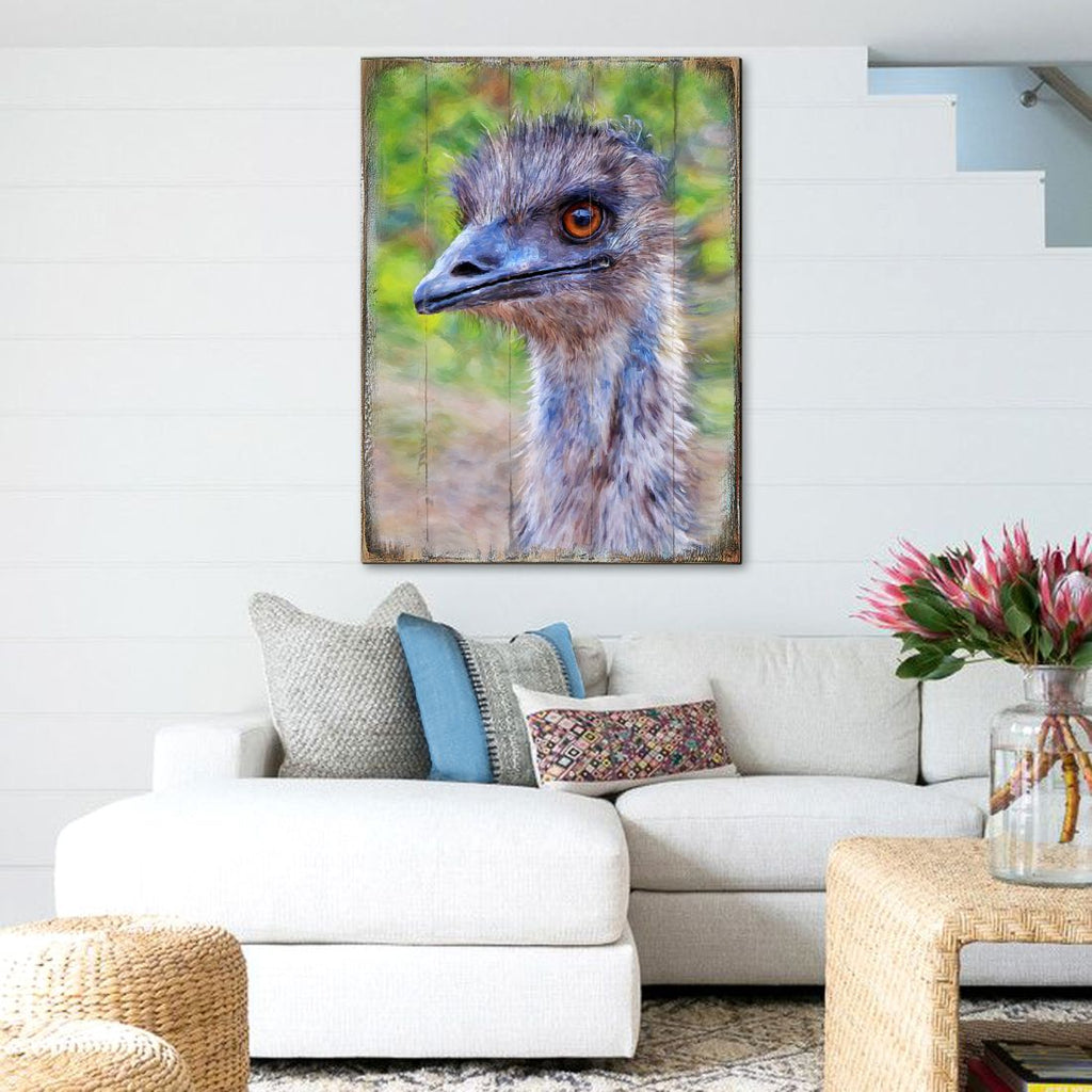 Appel Imu Art Wooden Wall Art by Nature Wonders - Nature Wildlife Decor - 95243B