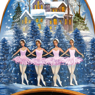 Nutcracker Ballerinas Dance Large Hand-Painted WOODCARVED Masterpiece by G. DeBrekht - Christmas Decor - 210012-4 - SPECIAL ORDER *** PRE-ORDER - Handmade Just for You! ***