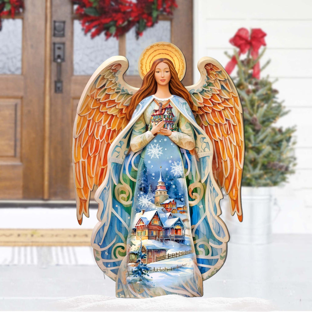 Blessing Home Angel Outdoor Decor by G. Debrekht Nativity Holiday Decor - 8611021F