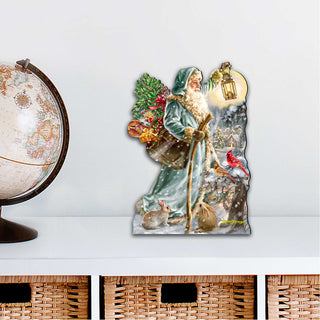 Saint Nicholas Christmas Door Decor by D. Gelsinger - Christmas Santa Snowman Decor - 8461067H-DG