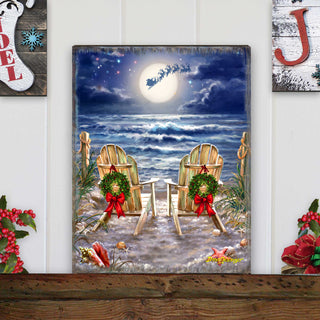 Moonlight Christmas Wall Art by D. Gelsinger - Christmas Decor - 95683B-DG