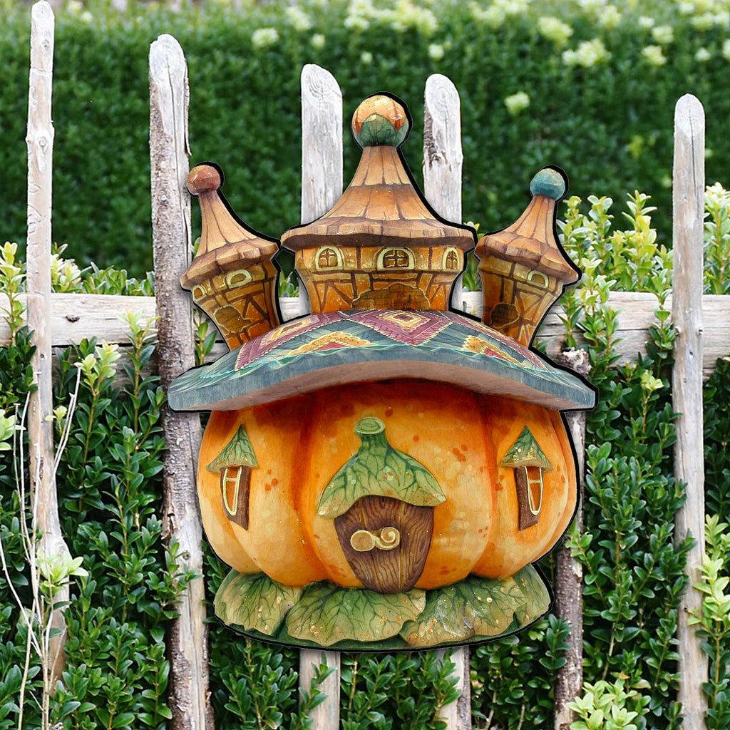 Pumpkin Castle Halloween Door Decor by G. DeBrekht - Thanksgiving Halloween Decor - 8158413H