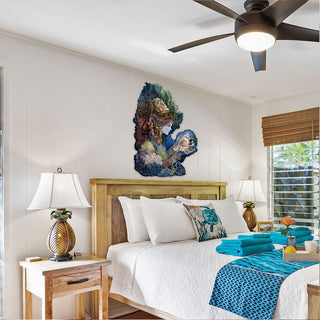 Daughter of The Deep Coastal Outdoor Decor by Josephine Wall - Coastal Sea-Life Decor - 845617F-JW