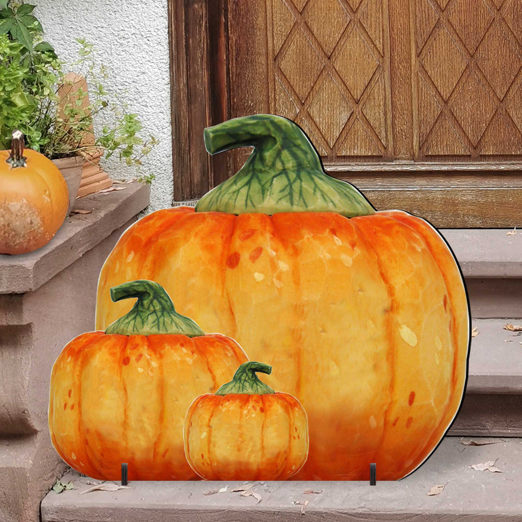 Harvest Pumpkin Halloween Large Outdoor Decor by G. DeBrekht Thanksgiving Halloween Decor - 8158414-2F