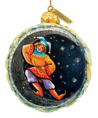 Winter Forest Sculpted Hand-Painted Christmas Ornament by G. DeBrekht - Nativity Holiday Decor - 622771