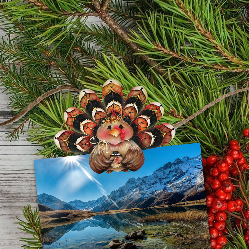 Happy Halloween Clip-On Eco Wood Decorative Ornaments Set of 6 by Jamie Mills-Price and G. Debrekht - Halloween Decor - 8090135C-S6