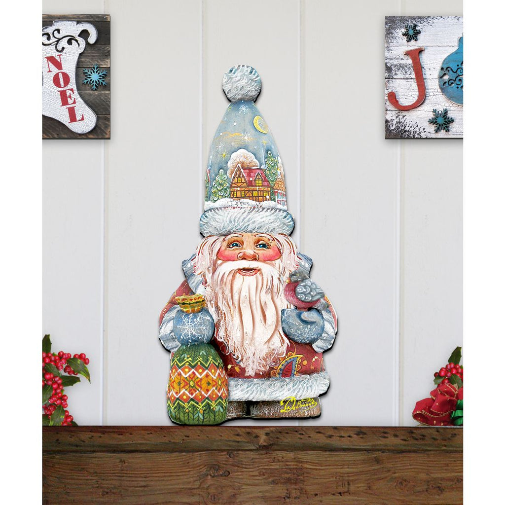 The First Noel Christmas Door Decor by G. DeBrekht - Christmas Santa Snowman Decor - 8116410H