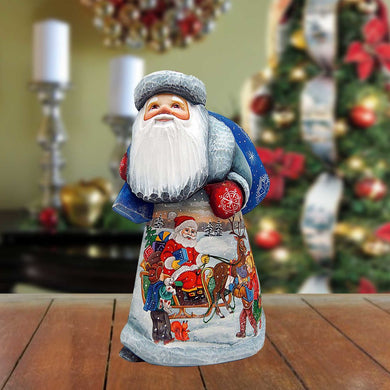 Christmas Story Santa Hand-Painted WOODCARVED Masterpiece by G. DeBrekht - Christmas Decor - 821464 *** PRE-ORDER - Handmade Just for You! ***