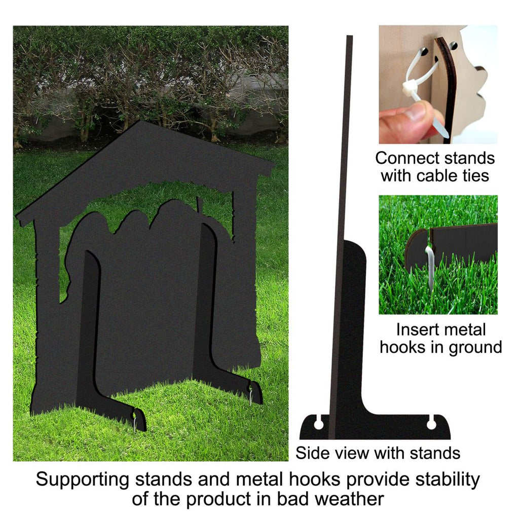 Three Kings Nativity Outdoor Decor by D. Gelsinger - Nativity Holiday Decor - 8461042-2F-1201