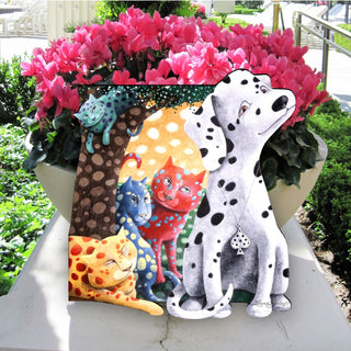 The World We Weave Holiday Door Decor by Laura Seeley - Pets Dog and Cats Decor - 8511013H