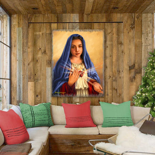 Immaculate Heart of Mary Wall Art by D. Gelsinger - Nativity Holiday Decor - 95686B-DG