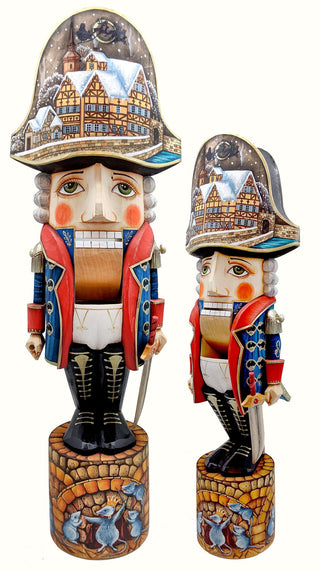 Nutcracker Masquerade Hand-Painted WOODCARVED Masterpiece by G. DeBrekht - Christmas Decor - 210012-2